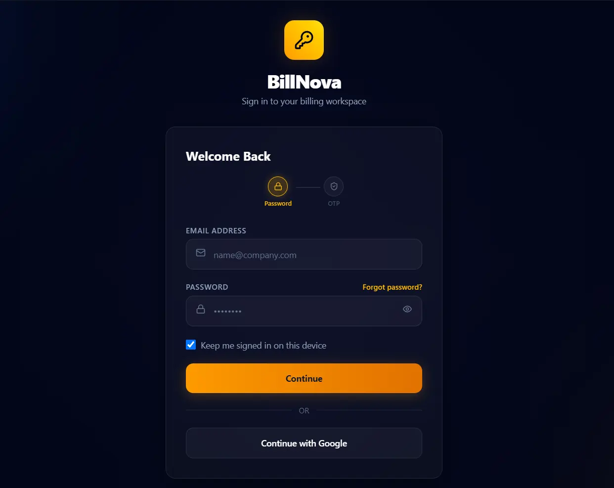 BillNova Billing Software visual 1