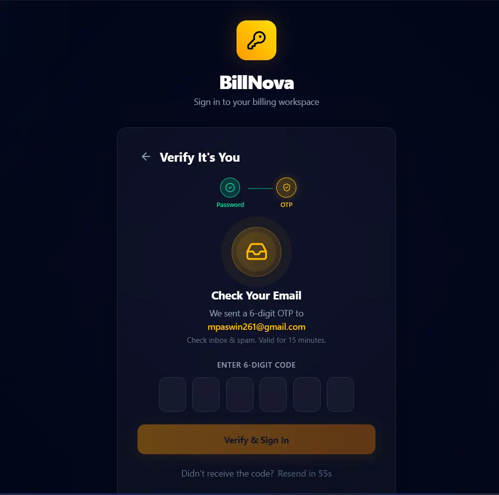 BillNova Billing Software visual 2