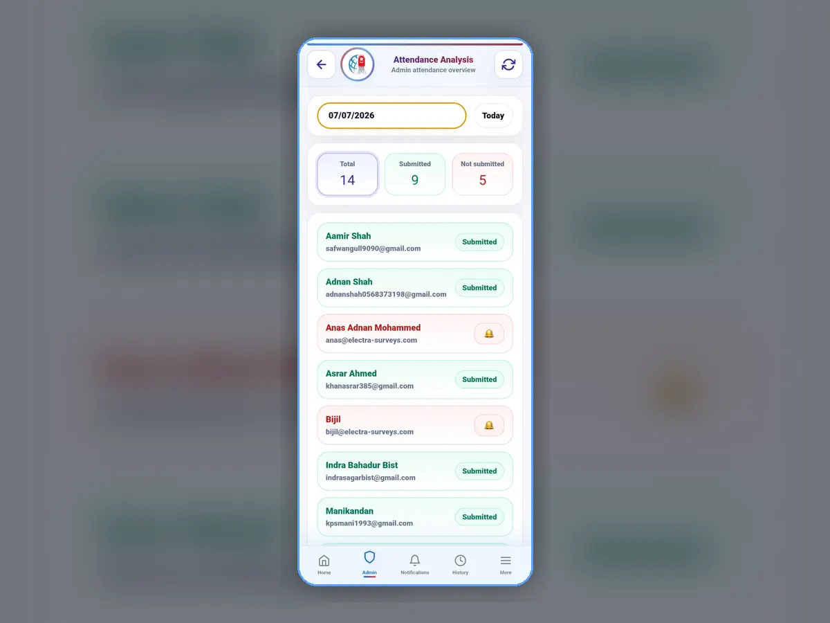 Electra Attendance Software visual 5