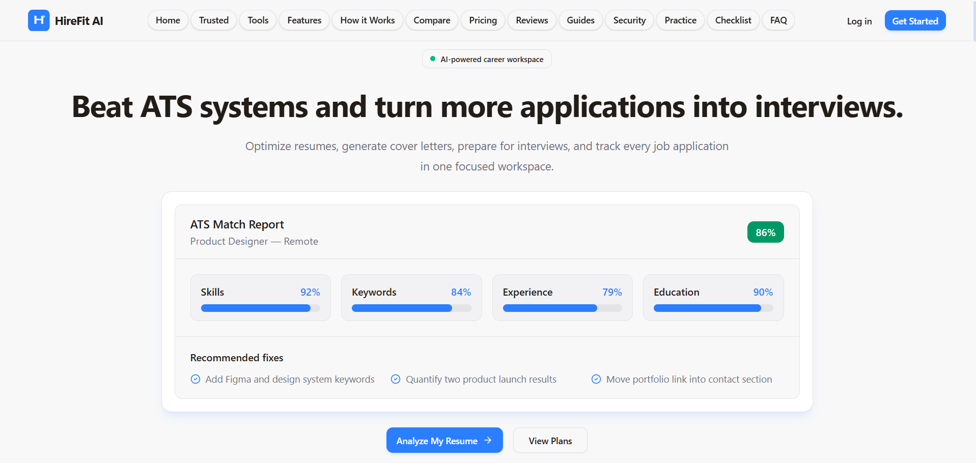 HireFit AI project preview