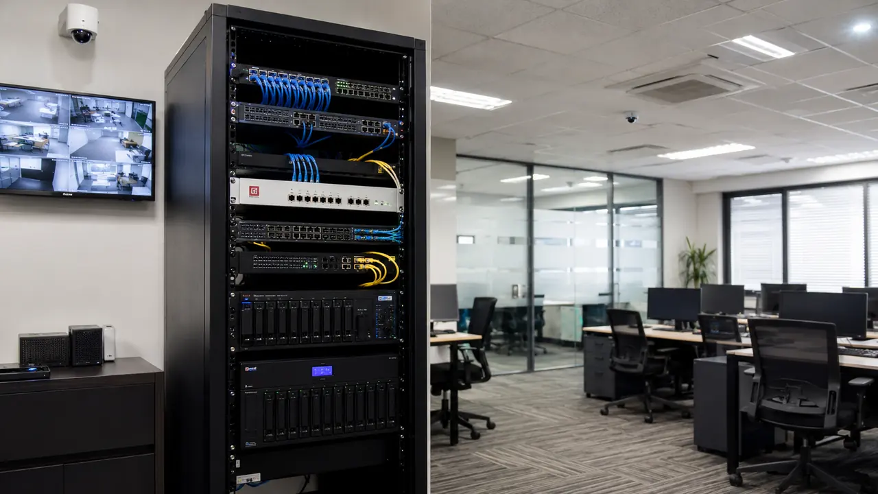 FortiGate + QNAP NAS + CCTV Office Setup project preview