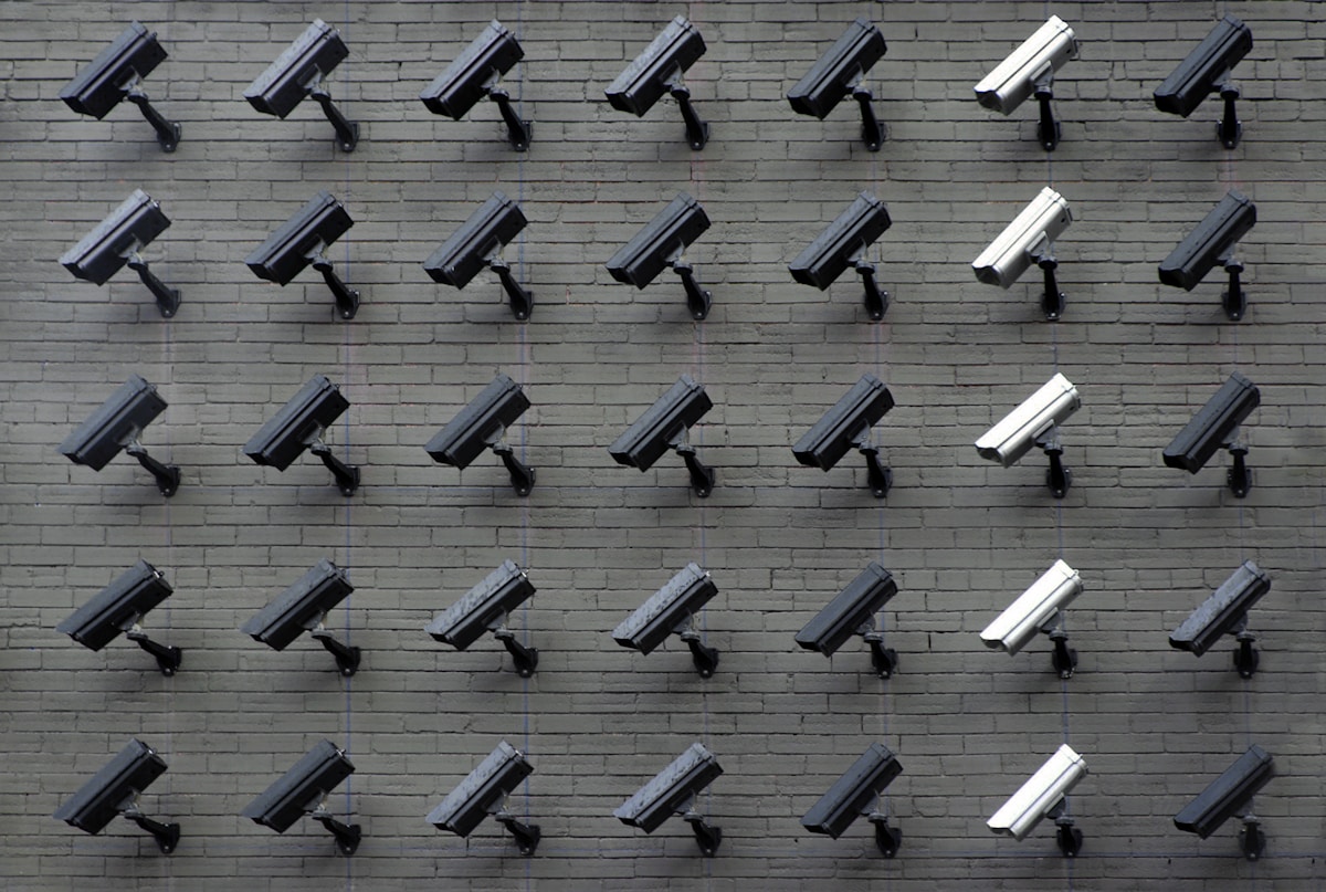 CCTV security camera installation